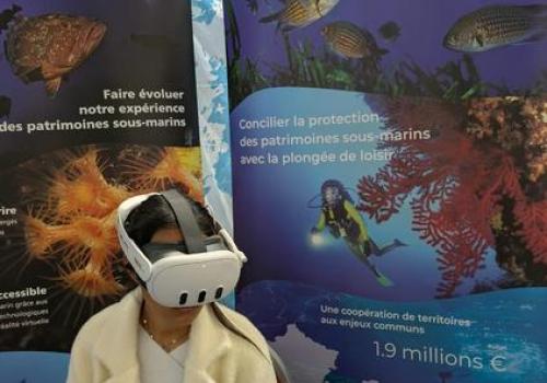 Atelier réalité virtuelle - Plongée en Méditerranée_Hyères