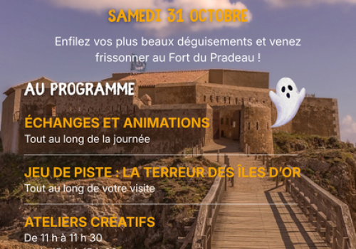 Halloween au Fort du Pradeau_Hyères - Affiche pour Halloween au Fort du Pradeau