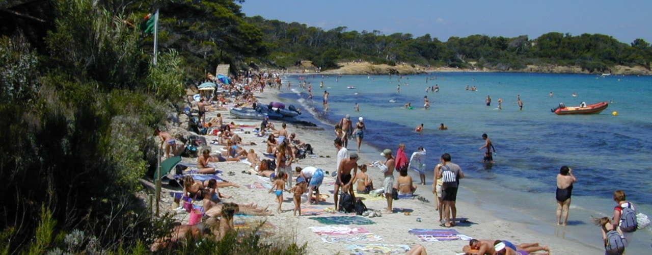 Plage d'Argent Porquerolles Parc national de PortCros et Porquerolles