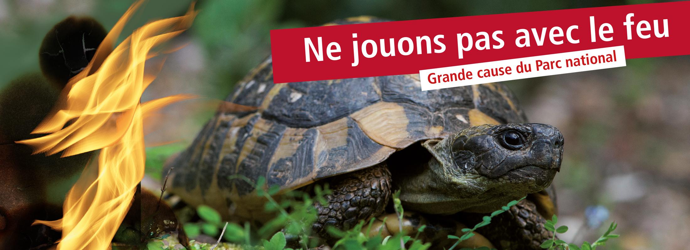 Diapositive « ne jouons pas avec le feu.