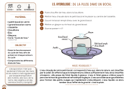 expérience  carnet de terrain