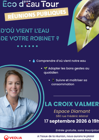 Réunion publique d'information : D'où vient l'eau du robinet ?_La Croix-Valmer