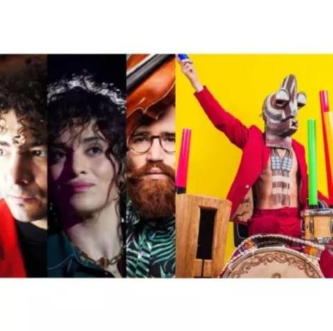 Jazz à Porquerolles : Sofiane Saidi, Camelia Jordana & Théo Ceccaldi - Papatef_Hyères - Jazz à Porquerolles : Sofiane Saidi, Camelia Jordana & Théo Ceccaldi - Papatef_Hyères