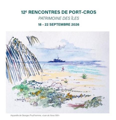 12ᵉ rencontres de Port-cros ... à Hyères - Balade dans la vieille ville_Hyères - Aquarelle de Georges Prud’homme, «Juan de Nova 1991