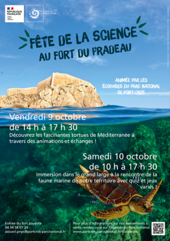 Fête de la science au Fort du Pradeau - Affiche Fête de la science au Fort du Pradeau