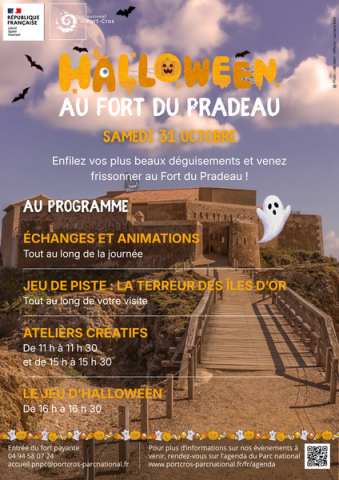 Halloween au Fort du Pradeau_Hyères - Affiche pour Halloween au Fort du Pradeau