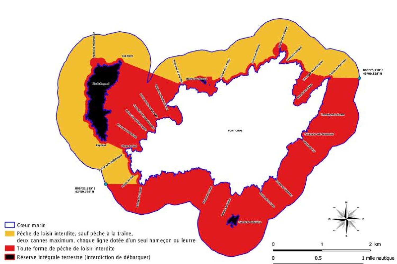 carte de Port-Cros