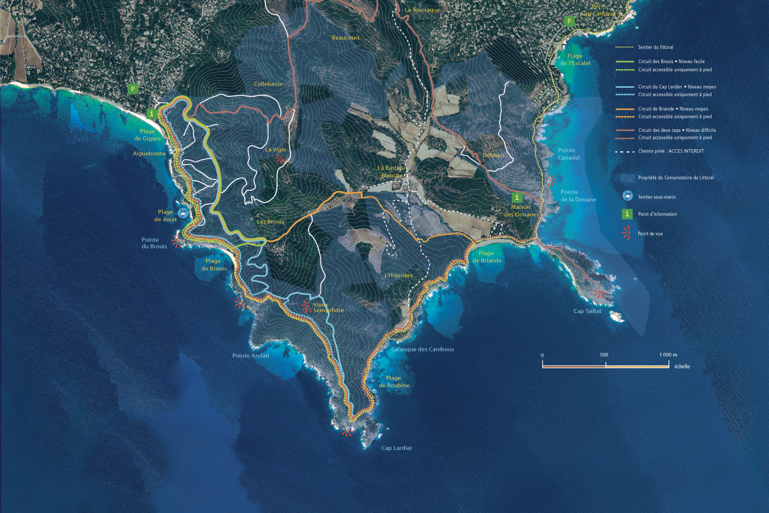 carte du cap lardier