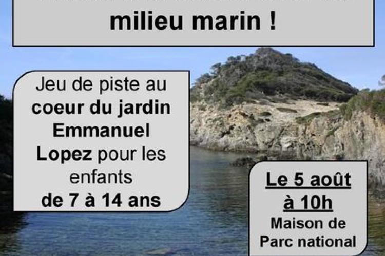 Jeu de piste île de Porquerolles Parc national