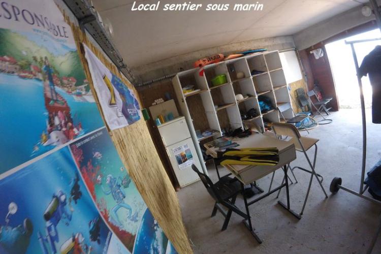 Local sentier sous marin - 