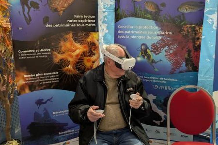 Atelier réalité virtuelle - Plongée en Méditerranée_Hyères