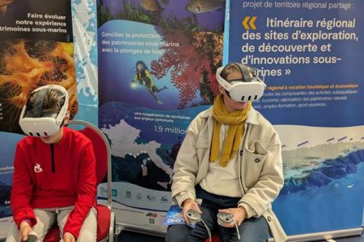 Atelier réalité virtuelle - Plongée en Méditerranée_Hyères