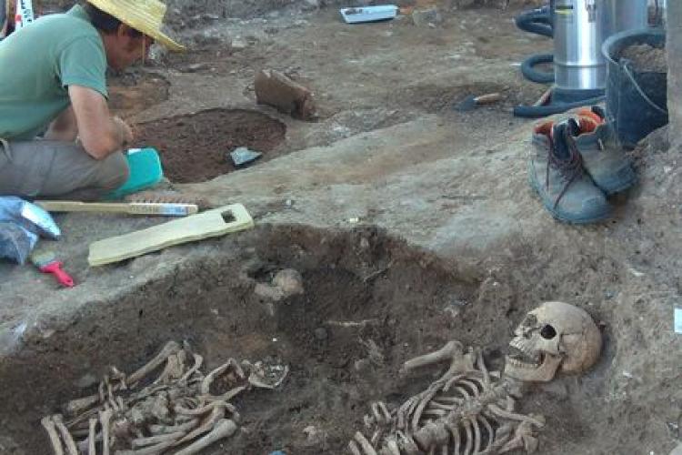 Fouilles du cimetière médiéval – campagne de 2018 - 